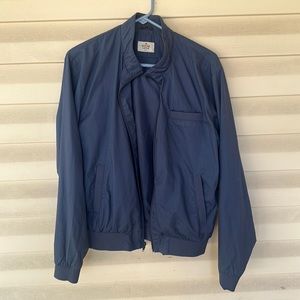 MARINE LAYER MEN'S BLUE LIGHTWEIGHT LINED BOMBER JACKET SIZE SMALL